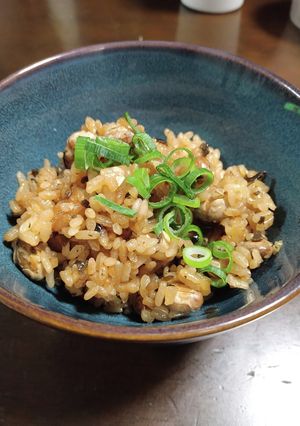 煎り豆と塩昆布の炊き込みご飯-レシピのメイン写真