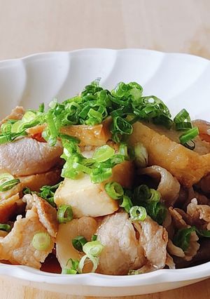 豚バラ厚揚げ★さっぱりポン酢旨辛★お弁当-レシピのメイン写真