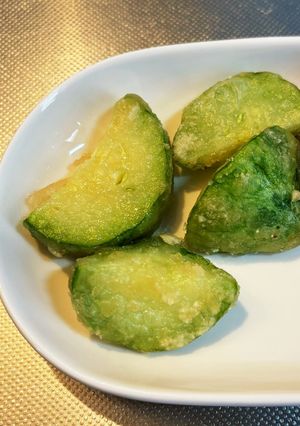 小メロン(摘果メロン)の唐揚げ-レシピのメイン写真