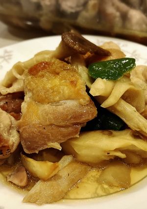 鶏モモ肉とキノコの短時間で出来る焼き浸し-レシピのメイン写真