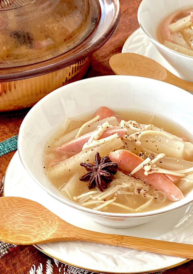 たっぷり大根の簡単中華スープ-レシピのメイン写真