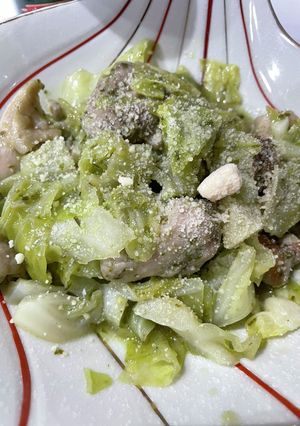 鶏肉キャベツバジル炒め-レシピのメイン写真