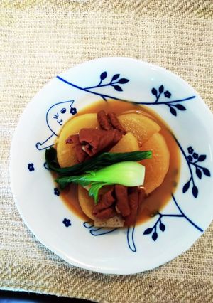 もつ煮込み汁で大根の煮物-レシピのメイン写真