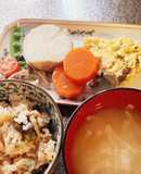 2月炊飯器で5品鶏炊込み人参グラッセ
