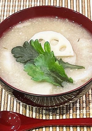 レンコンと里芋のトロトロ味噌汁-レシピのメイン写真