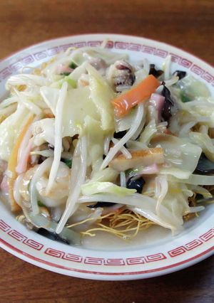 鶏白湯で皿うどん長崎風-レシピのメイン写真