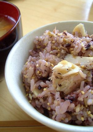 ゴマたっぷり☆簡単☆塩サバゆかりご飯-レシピのメイン写真