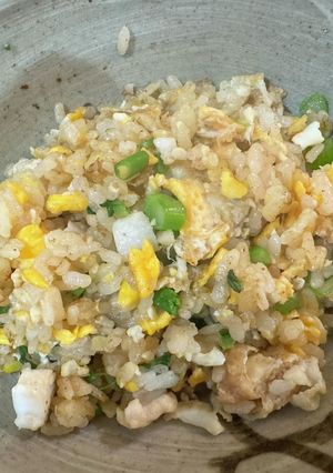 鳥軟骨と菜の花チャーハン-レシピのメイン写真