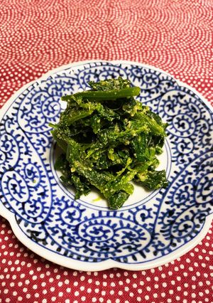 ほうれん草の粉チーズ和え-レシピのメイン写真