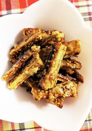 ゴボウの甘辛　蜂蜜がいい感じ-レシピのメイン写真