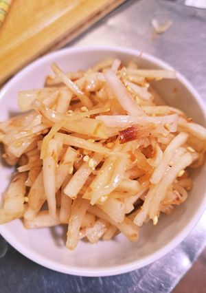 簡単!箸休めに大根の皮でもう1品!-レシピのメイン写真