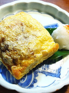 甘い葉玉ねぎで 薄揚げの包み焼き-レシピのメイン写真