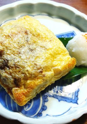 甘い葉玉ねぎで　薄揚げの包み焼き-レシピのメイン写真