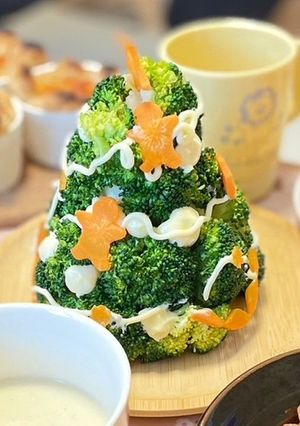 ブロッコリーとポテトのツリーサラダ-レシピのメイン写真