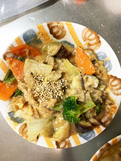スタミナきな粉味噌味豚こま回鍋肉青椒肉絲-レシピのメイン写真
