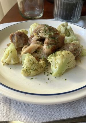 鶏もも肉とカリフラワーのロースト-レシピのメイン写真