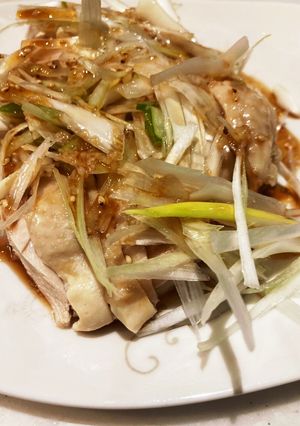 白髪ネギと鶏胸肉のよだれ-レシピのメイン写真