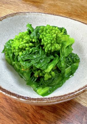 塩出汁で♪菜の花のおひたし-レシピのメイン写真