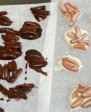 バレンタイン　簡単柿の種チョコ