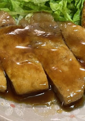 簡単♪甘酢のポークステーキ-レシピのメイン写真