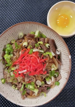 本気で作る牛丼【吉野家の旨味風味を再現】-レシピのメイン写真