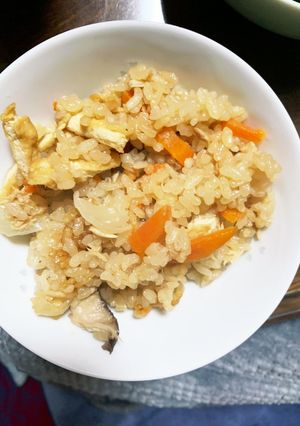 下処理はレンジで簡単中華風炊き込みご飯-レシピのメイン写真