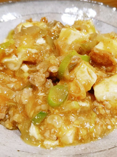麻婆豆腐、ザーサイ入り。-レシピのメイン写真