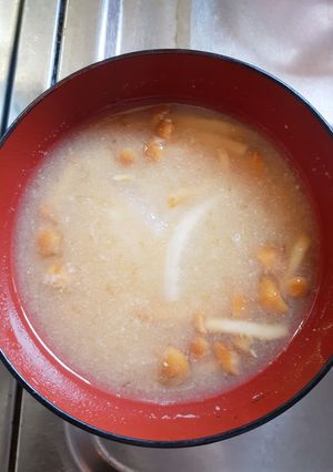 とっても簡単★大根となめこのお味噌汁-レシピのメイン写真