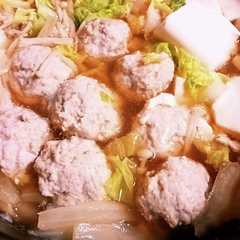 รูปของ お鍋用の鶏団子