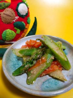 アスパラのごま和え -レシピのメイン写真