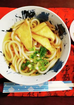 きつねうどん-レシピのメイン写真