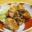 チキンソテーのさっぱり柴漬けソース
