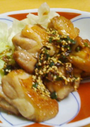 チキンソテーのさっぱり柴漬けソース-レシピのメイン写真
