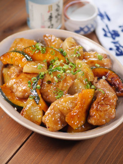 鶏肉と大根とかぼちゃの黒酢あん-レシピのメイン写真