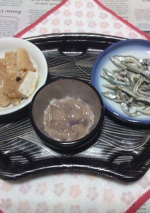 3種盛りのタパス〜かえり塩辛ヅケサーモン-レシピのメイン写真