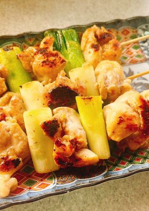 フライパンで簡単焼き鳥（ネギマ）-レシピのメイン写真