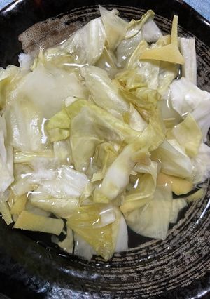 レンジでチン☆あっさりキャベツしょうが♬-レシピのメイン写真