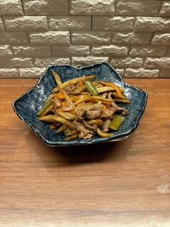 牛肉と茎わかめ入りきんぴら-レシピのメイン写真