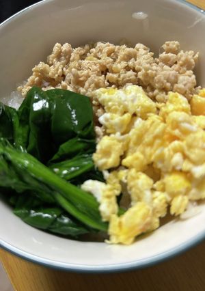三食丼-レシピのメイン写真