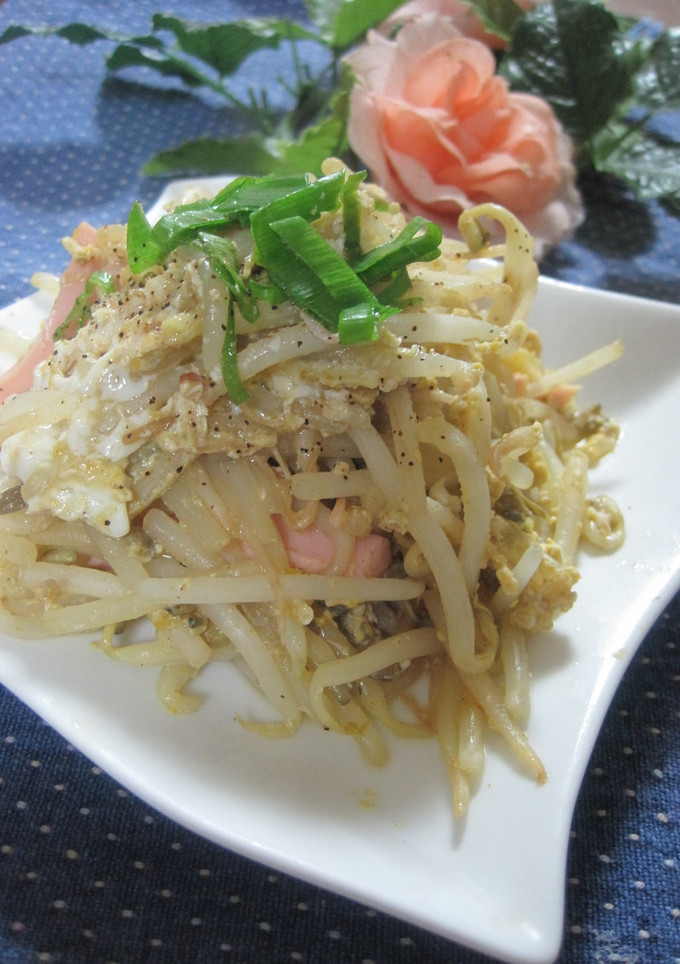 もやしのカレーしょう油炒め♡-レシピのメイン写真
