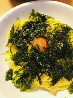 和風パスタ●長葱&茸の海苔たまごパスタ-レシピのメイン写真