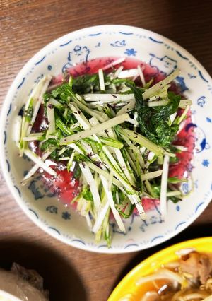 簡単水菜の浅漬け-レシピのメイン写真
