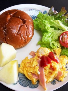 ピザチーズハムエッグ-レシピのメイン写真