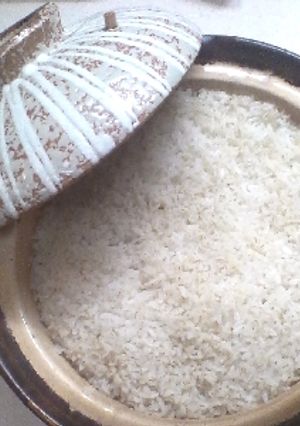 土鍋で炊くもち米入り麦ご飯-レシピのメイン写真