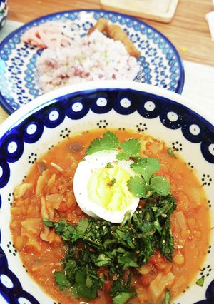 レンズ豆とキノコのトマトカレー-レシピのメイン写真