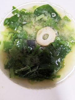 葉大根のお味噌お吸い物-レシピのメイン写真