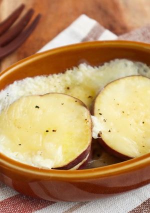 スピード副菜！さつまいもの重ねチーズ焼き-レシピのメイン写真