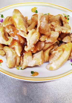 簡単酢鶏モモ肉あんかけ　酢鶏　油抜き-レシピのメイン写真
