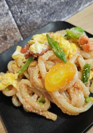 簡単～明太子うどん-レシピのメイン写真