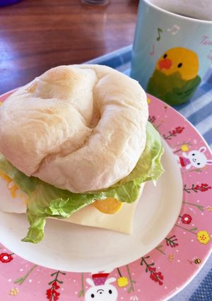 おうちで作ろう♪卵チーズサンド☆ランチに-レシピのメイン写真